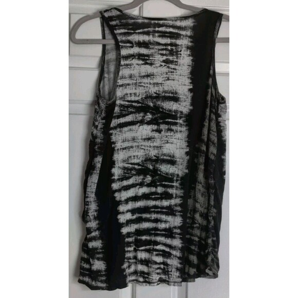 Faded Glory Womens Tank Top "Olive Leaves" Multi Colored Layered Back Sz M 8-10 - Picture 3 of 11